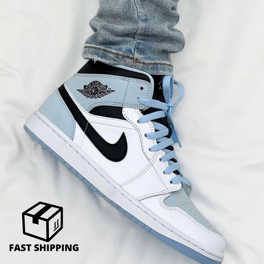 Nike Air Jordan 1 Mid Ice Blue 2023