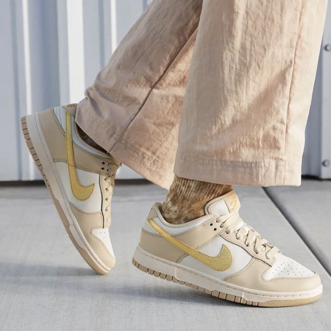 Nike Dunk Low Phantom Metallic Gold