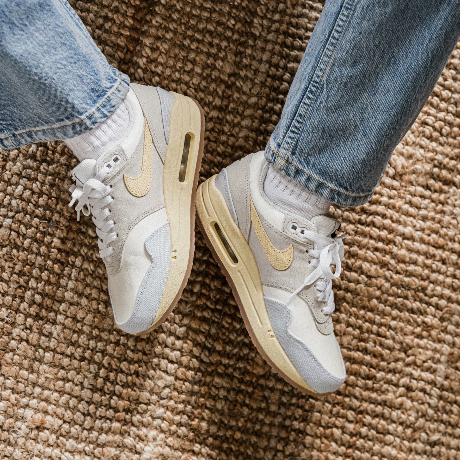 Nike Air Max 1 Crepe Light Bone