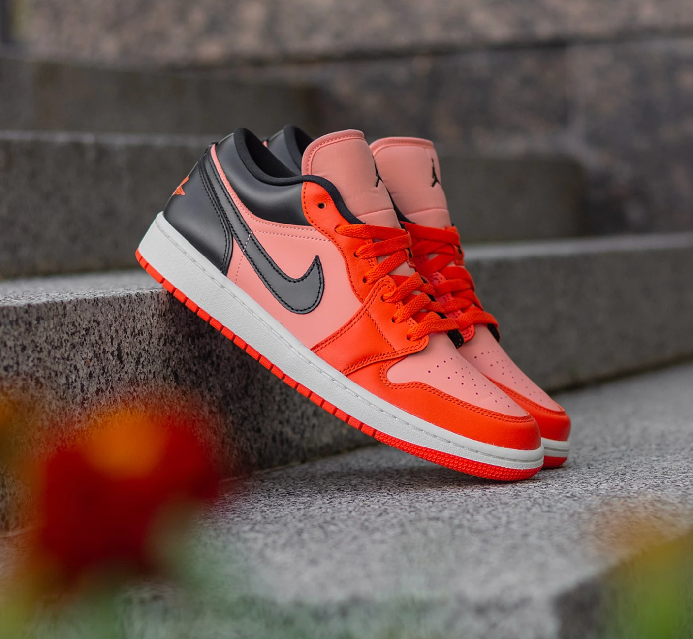 Air Jordan 1 Low Orange Black