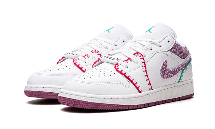 Air Jordan 1 Low White Light Bordeaux