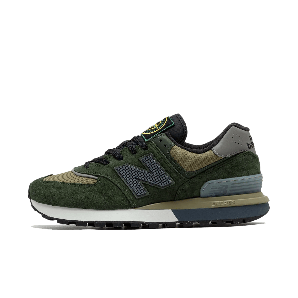 New Balance 574 X Stone Island Legacy Dark Green